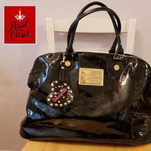 Vintage Betsey Johnson Patent Leather Tote
